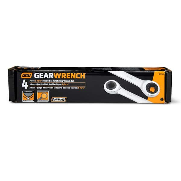 GEARWRENCH 72-Tooth 6-Point E-Torx Ratcheting Double Box-End