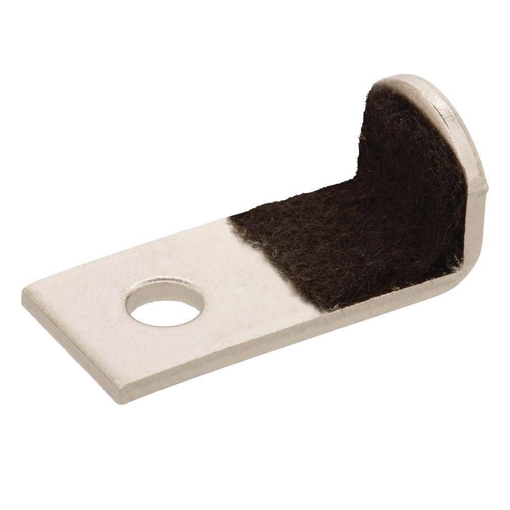 Everbilt 5/16 in. ZincPlated FeltLined Mirror Clip 83628 The Home Depot