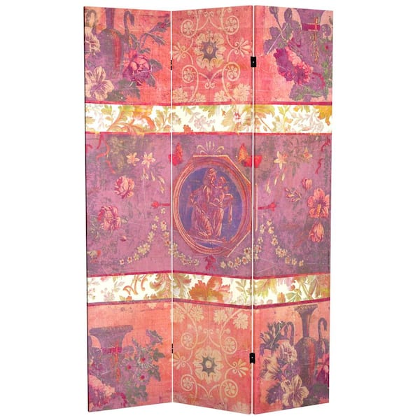 Oriental Furniture 6 ft. Printed 3-Panel Room Divider