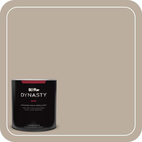 BEHR DYNASTY 1 qt. Home Decorators Collection #HDC-NT-20G Montauk Sands Matte Interior Stain-Blocking Paint & Primer