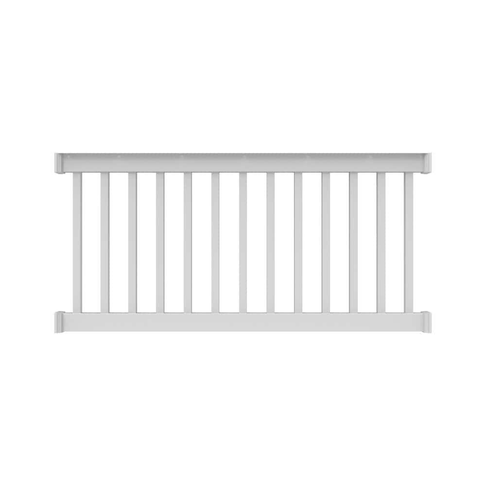 Finyl Line 6 ft. x 36 in. H Deck Top Level Rail Kit in White price history on PriceWatchPro