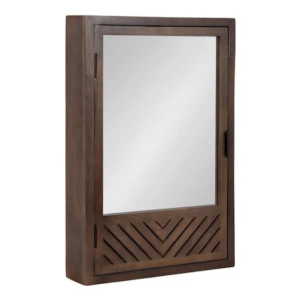 Mezzeta 20 in. W x 5 in. D Brown Wood Decorative Wall Shelf