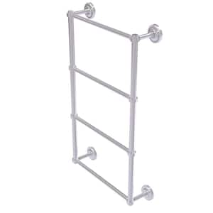 Prestige Regal 36 Inch Wall Mounted 4 Tier Ladder Towel Bar in Satin Chrome