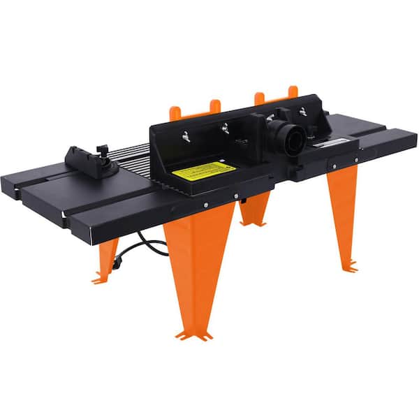 Busdays Electric Benchtop Router Table Wood Working Tool, Black