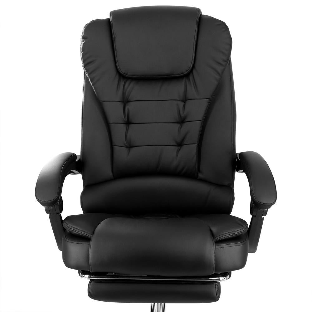 Black PU Leather High Back Ergonomic Executive Swivel Chair