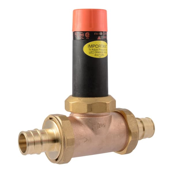 1/2 in. Cast-Brass FIP x Sweat Water Pressure Regulator