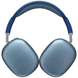 Light Blue Wireless Over the Ear Headphones