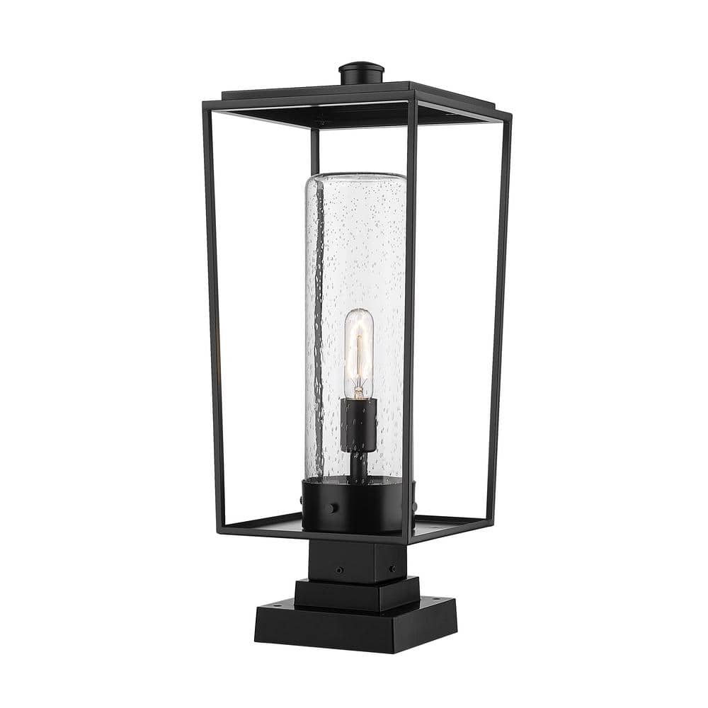 Sheridan 24 .75 in. 1-Light Black Aluminum Hardwired Outdoor Weather Resist