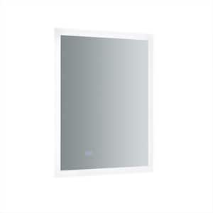 Angelo 24 in. W x 30 in. H Frameless Rectangular LED Light Bathroom Vanity Mirror