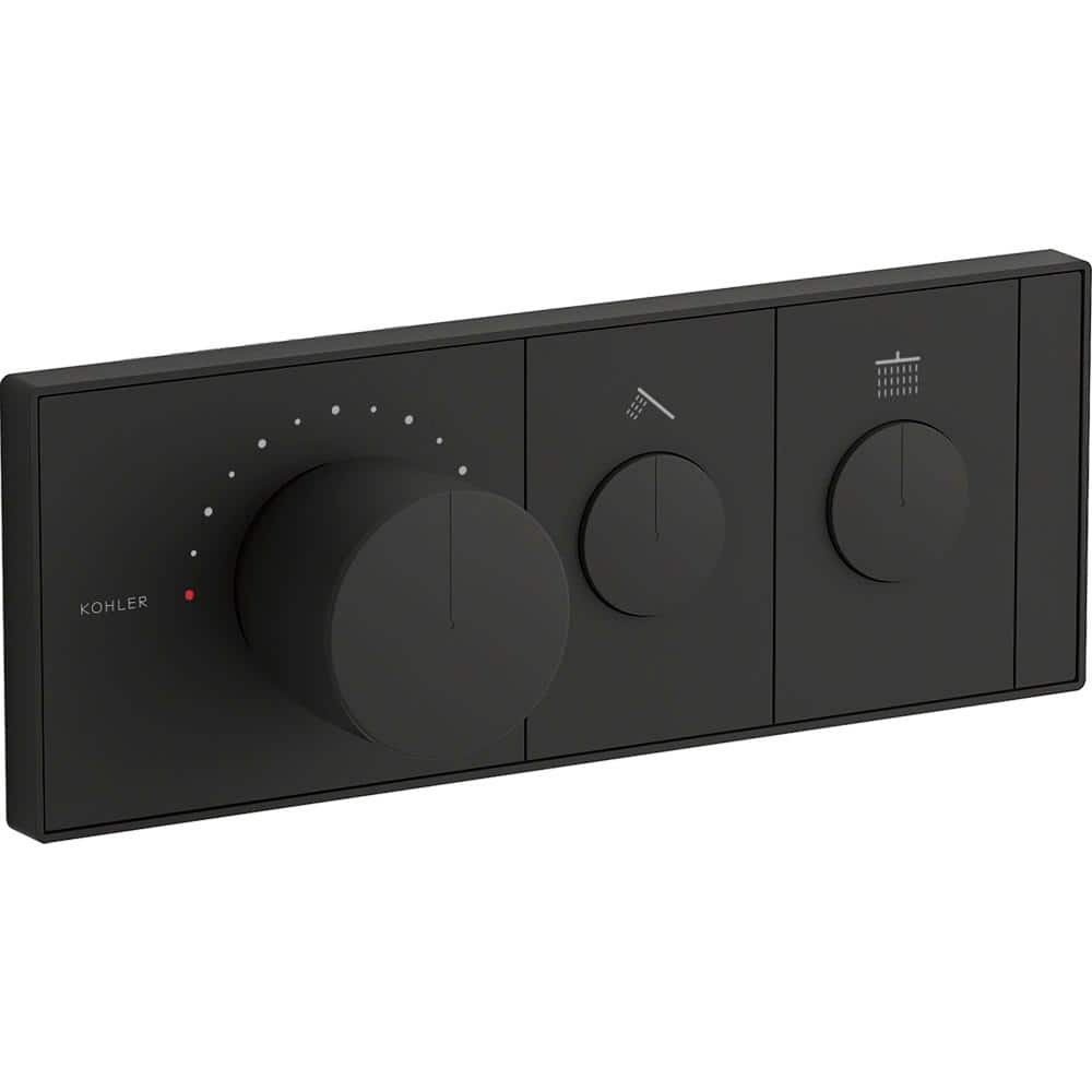 KOHLER Anthem 2Outlet Thermostatic Valve Control Panel with Recessed
