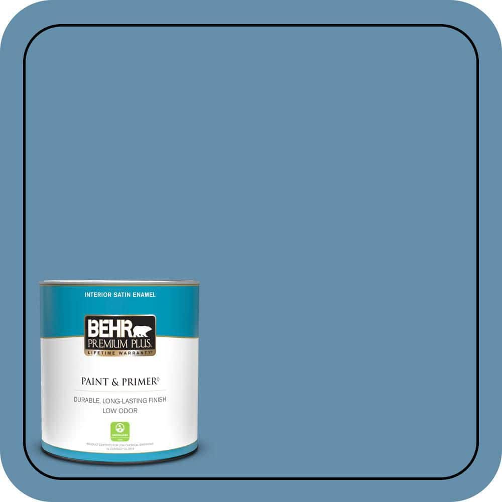 1 qt. #S500-5 Treasure Map Satin Enamel Low Odor Interior Paint & Primer price history on PriceWatchPro