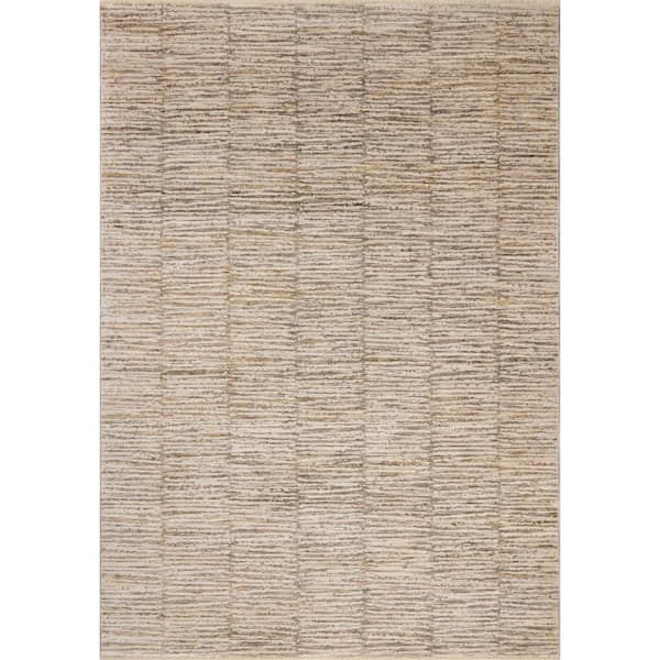 Nellie Beige / Fog 11 ft. 6 in. x 15 ft. 7 in. Contemporary Area Rug