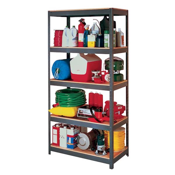 Storage Concepts Orange and Light Green 2-Tier Boltless Steel Garage  Storage Shelving Unit (36 in. W x 36 in. H x 18 in. D) 215-FRS3618036 - The  Home Depot