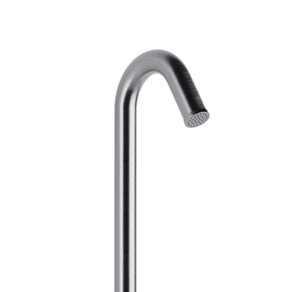 PULSE ShowerSpas Wave 1-Spray Brushed Stainless Steel Outdoor Shower Faucet System