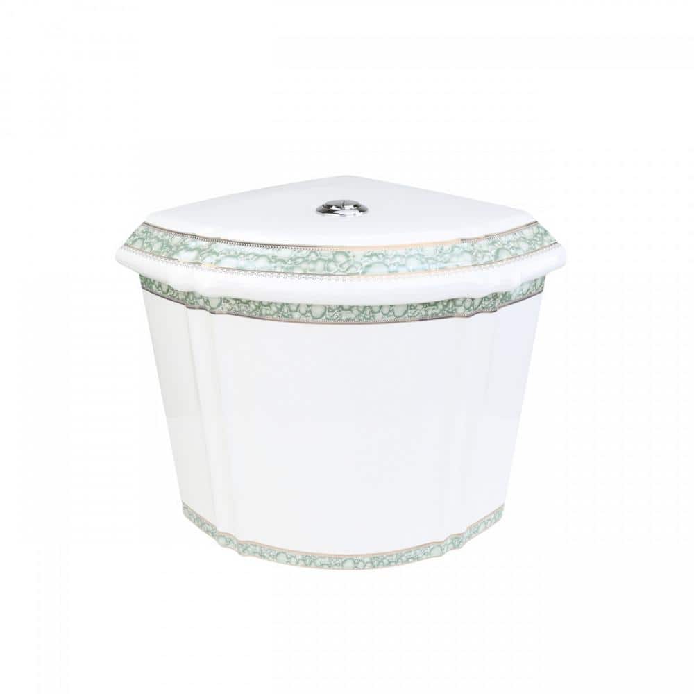 RENOVATORS SUPPLY MANUFACTURING Corner 1.6 GPF Dual Flush Vitreous