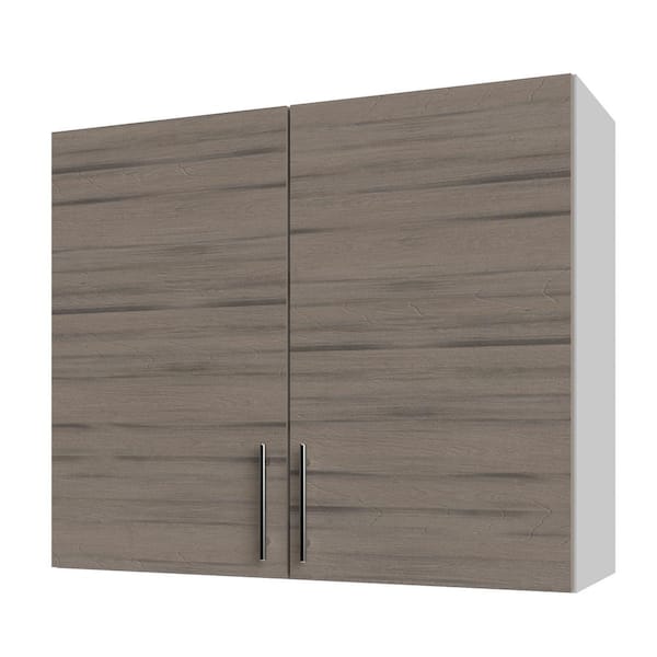 Miami Pitch Black Matte 36 in. x 27 in. x 34.5 in. Flat Panel Stock Assembled Base Kitchen Cabinet Full Height