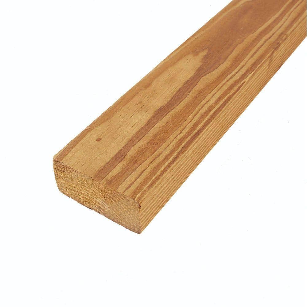 WeatherShield 2 in. x 4 in. x 8 ft. #2 Prime Cedar-Tone Pressure