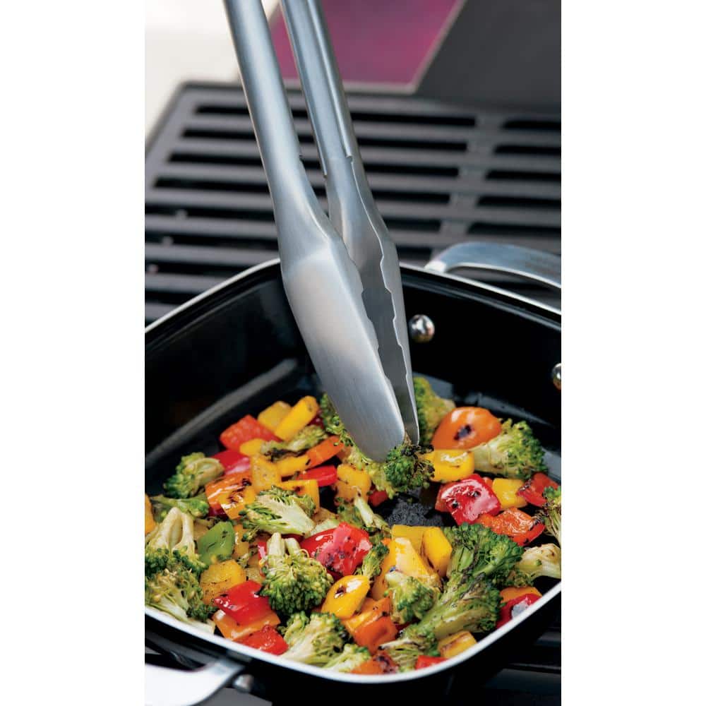 Stainless Steel Black Ergonomic Barbecue Tool Set