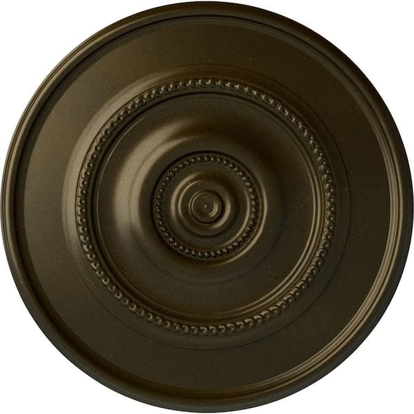 1-1/8 in. x 24-3/8 in. x 24-3/8 in. Polyurethane Traditional Reece Ceiling Medallion Moulding