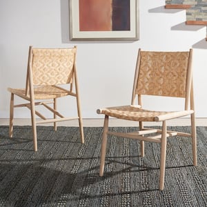 Adira Natural 35 in. Wood Dining Chair (Set of 2)