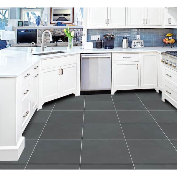 Msi Montauk Blue 16 In X Gauged, Slate Tile Kitchen Floor