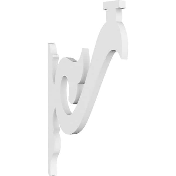 Ekena Millwork 5/8 in. W x 15/8 in. H x 6 1/2 in. D PVC Austin Bracket
