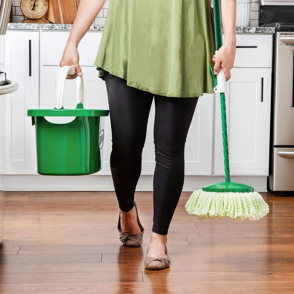 Libman Green and White Polypropylene Tornado Spin Mop System