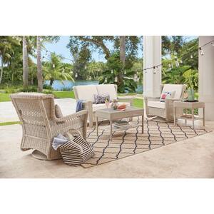 Details about   Hampton Bay Mix and Match Outdoor Patio Runner Kit Convert To Rocking Chair New 