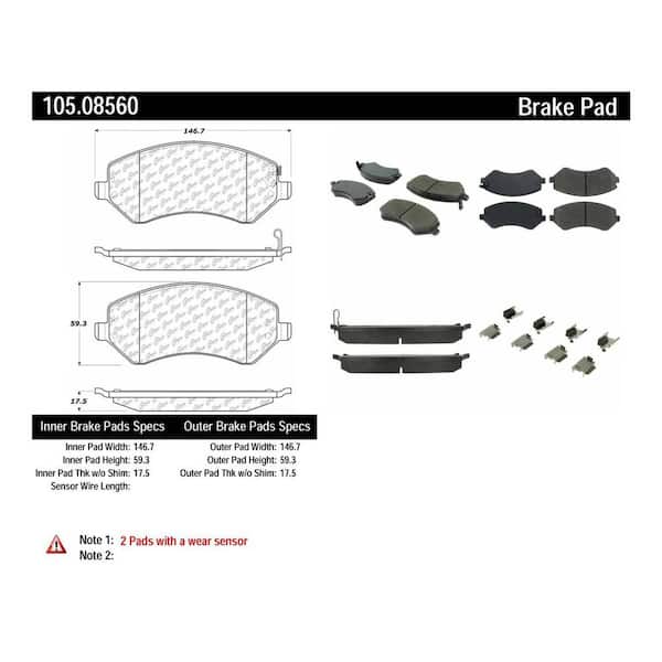 Centric Parts Disc Brake Pad Set