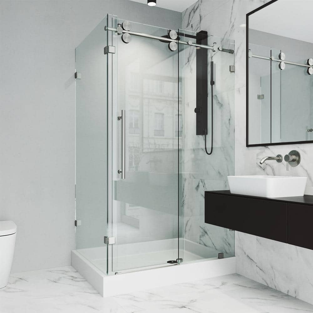 VIGO Winslow 36 in. L x 48 in. W x 80 in. H Frameless