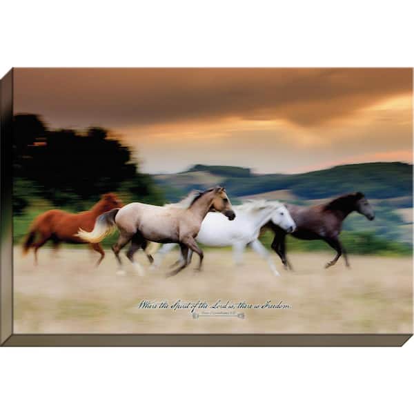 Unbranded Free to Be "Where the Spirit of the Lord Is" By Carpentree Canvas
