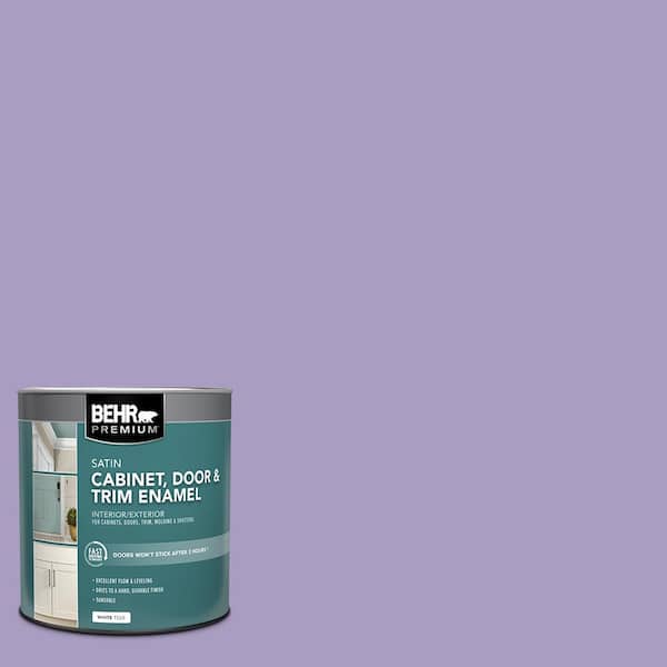 1 qt. #M560-4 Evening Slipper Satin Enamel Interior/Exterior Cabinet, Door & Trim Paint