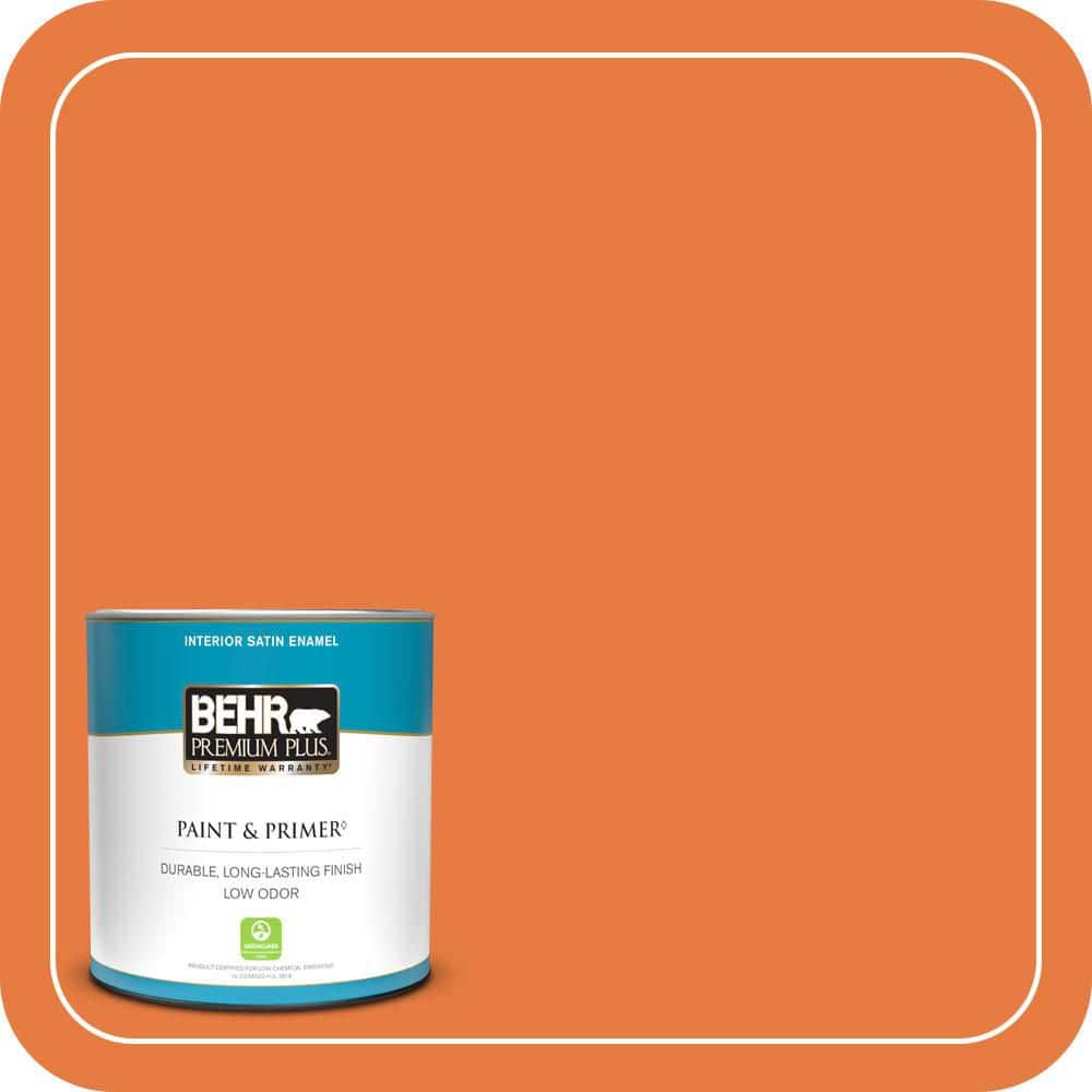 1 qt. #S-G-250 Solar Flare Satin Enamel Low Odor Interior Paint & Primer price history on PriceWatchPro