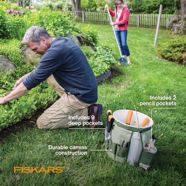 Reviews for Fiskars 5 Gal. Garden Bucket Caddy (Bucket and Tools Not  Included)