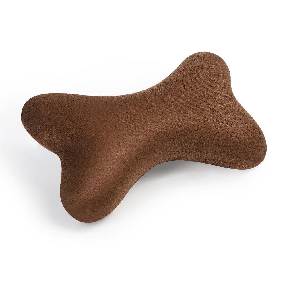 Memory Foam Behind-the-Neck Travel Pillow in Dark Brown price history on PriceWatchPro