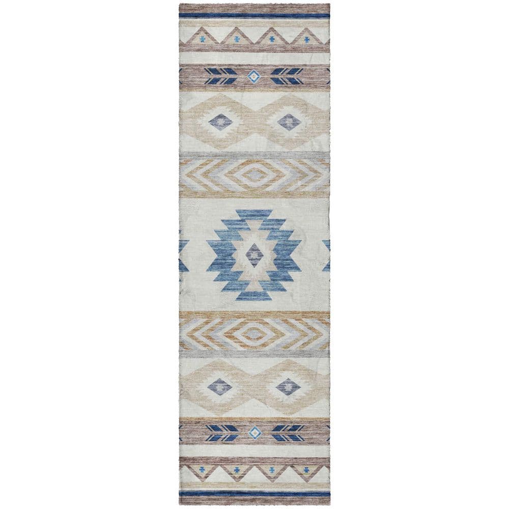 Dream Shag Premium Machine Washable Abstract ADS178 Taupe 2 ft. x 7 ft. Runner Rug price history on PriceWatchPro