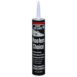 15 Plastic Black Roof Cement Caulk 10.1 oz.