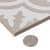 Bliss 8" Brown and White Porcelain Patterned Tile