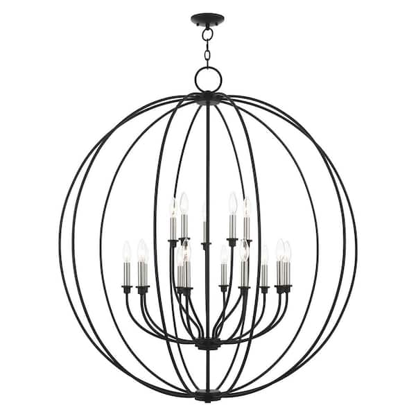 Arabelle-15 Light Black Chandelier