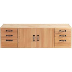 55 in. x 16 in. Beech Elite Storage Module with 6-Drawers and 2-Doors