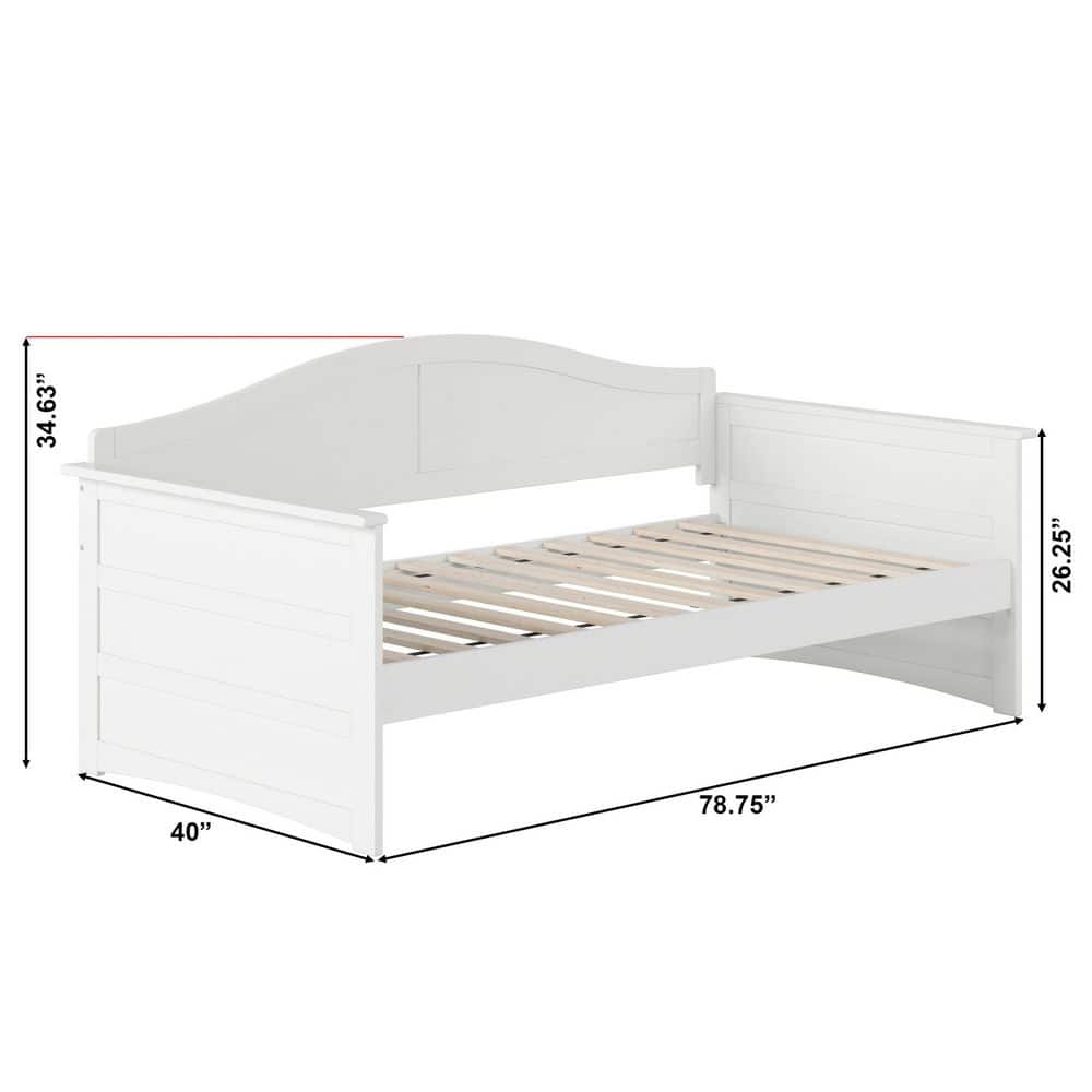 Acadia Walnut Twin Solid Wood Daybed - thumbnail 10