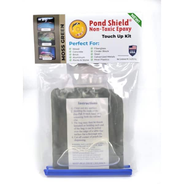 Pond Armor Pond Shield Touch Up Kit Moss Green Non Toxic Epoxy