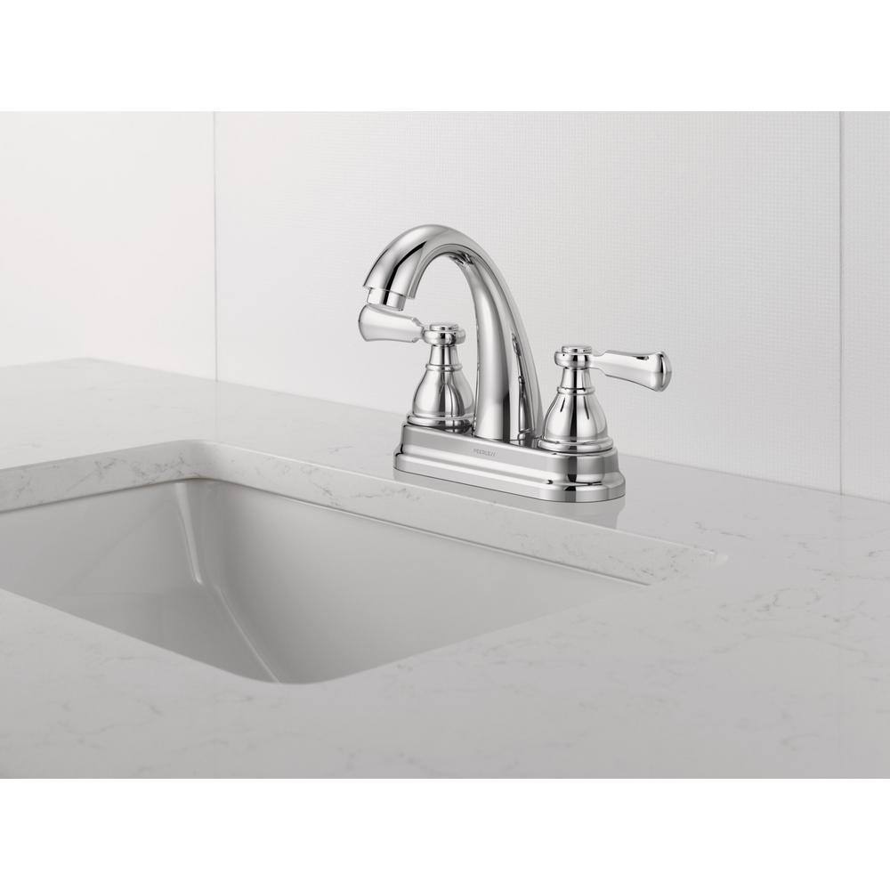 Elmhurst Traditional Chrome 2-Handle Centerset Bathroom Faucet
