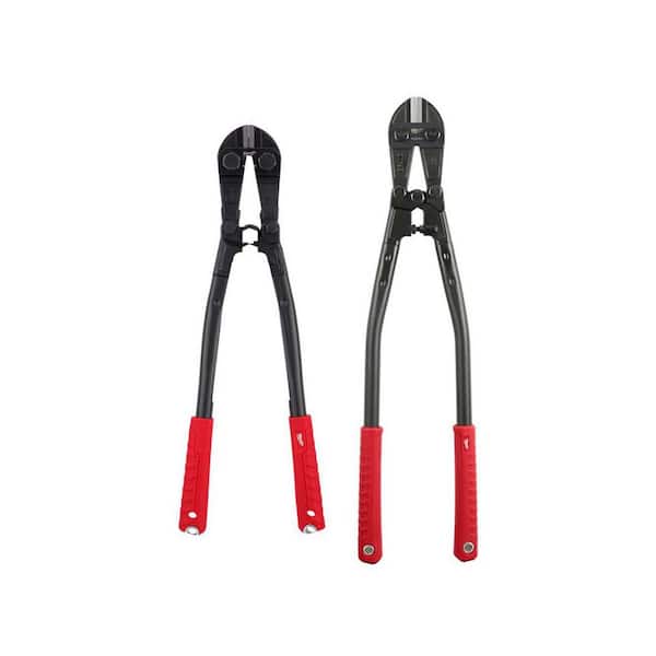 Milwaukee 18 in. Bolt Cutter with 3/8 in. Maximum Cut Capacity with 24 in. Bolt Cutter With 7/16 in. Max Cut Capacity