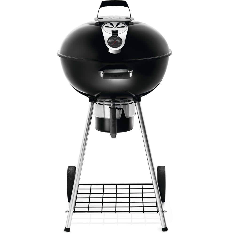 NAPOLEON 22 in. Charcoal Kettle Grill in Black with BuiltIn