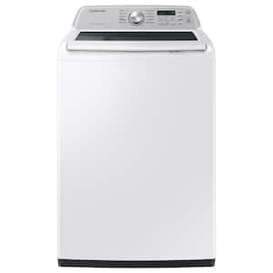 4.7 cu.ft. Large Capacity Smart Top Load Washer with Active WaterJet in White