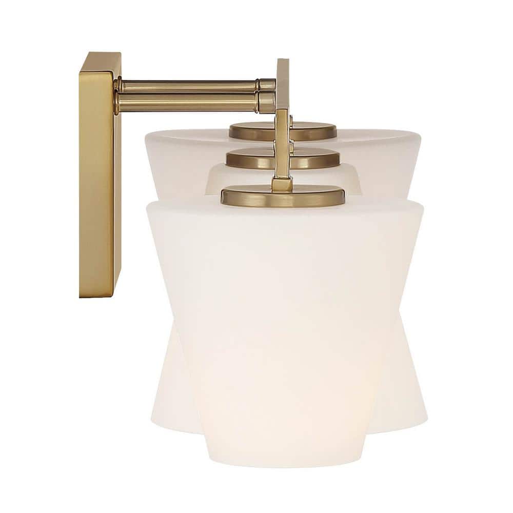 Palmyra Mid-Century Gold 24" Outdoor Bath Vanity Light