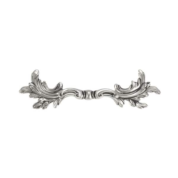 HICKORY HARDWARE Manor House 3 in. (76 mm) Silver Stone Cabinet Pull (10-Pack)