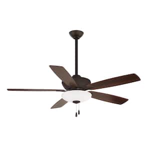 Minute 52 in. Integrated LED Indoor Oil Rubbed Bronze Ceiling Fan with Light Kit
