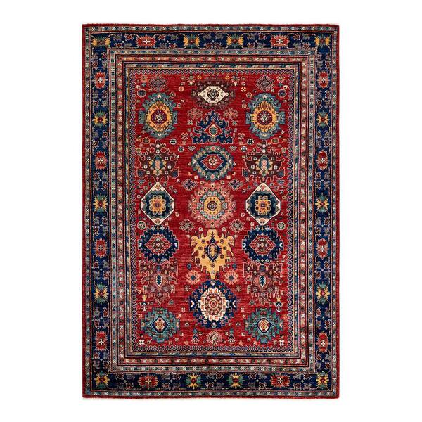 Solo Rugs Serapi One-of-a-Kind Traditional Orange 5 ft. x 7 ft. Area Rug